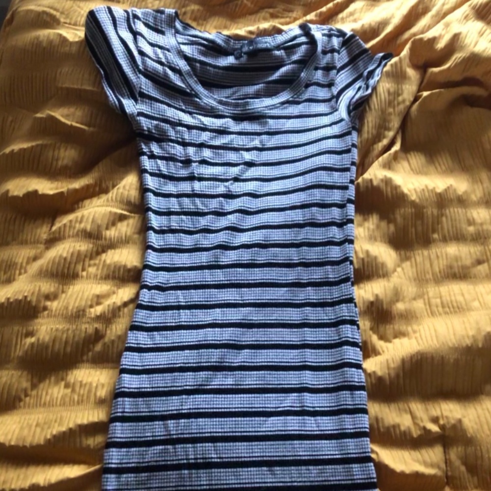 Form Fitting stripey dress